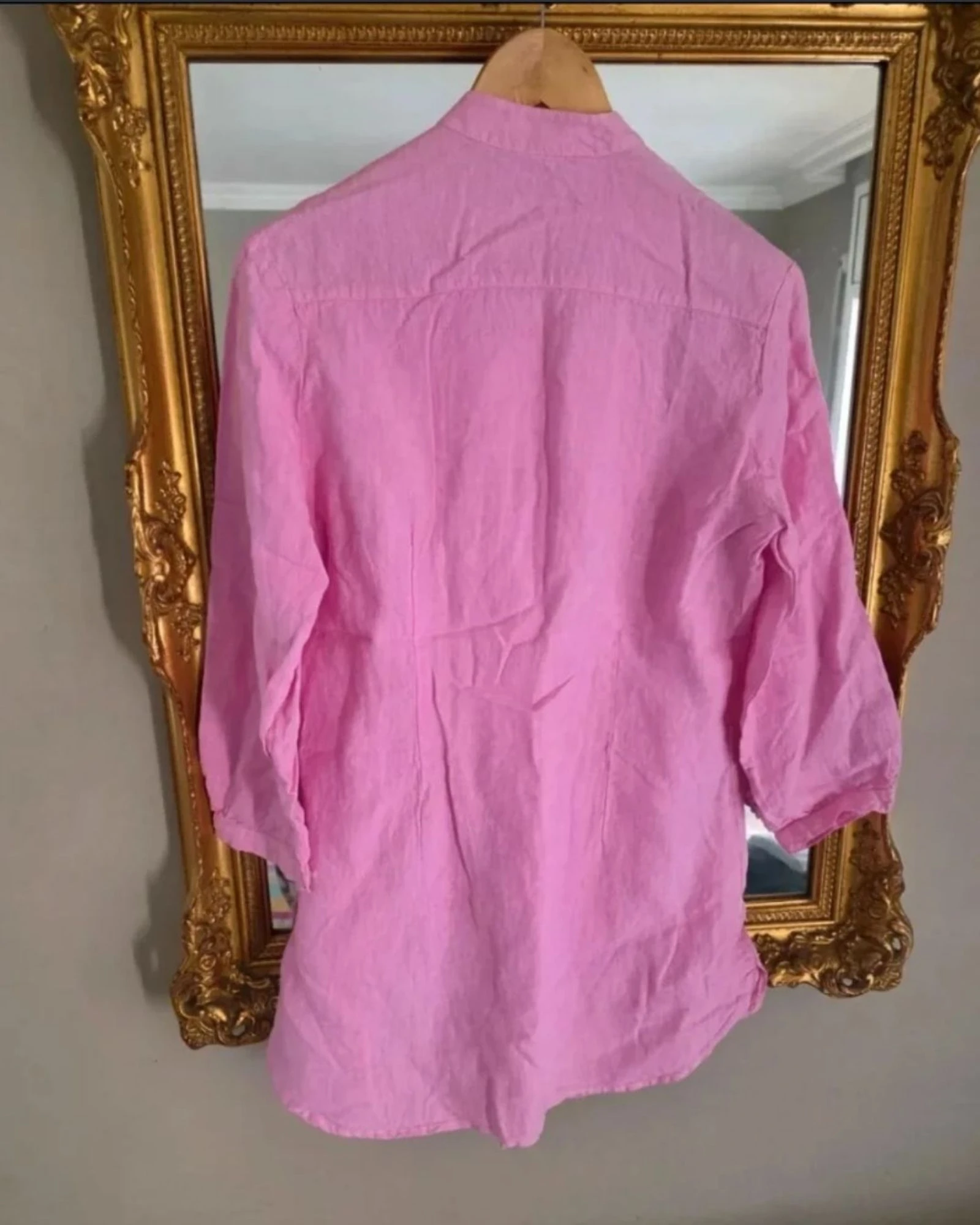 Lino 100% Anna Vitti ​Blusa Túnica T.M/L ¡Sin uso! – photo 4